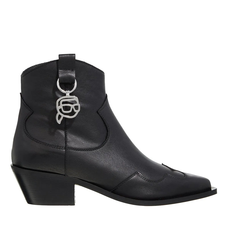 Kansas Nft Zip Boot Black Lthr
