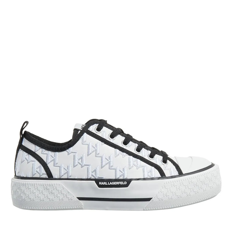 Kampus Max Iii M'Gram Embro Lo White Lthr W/Black