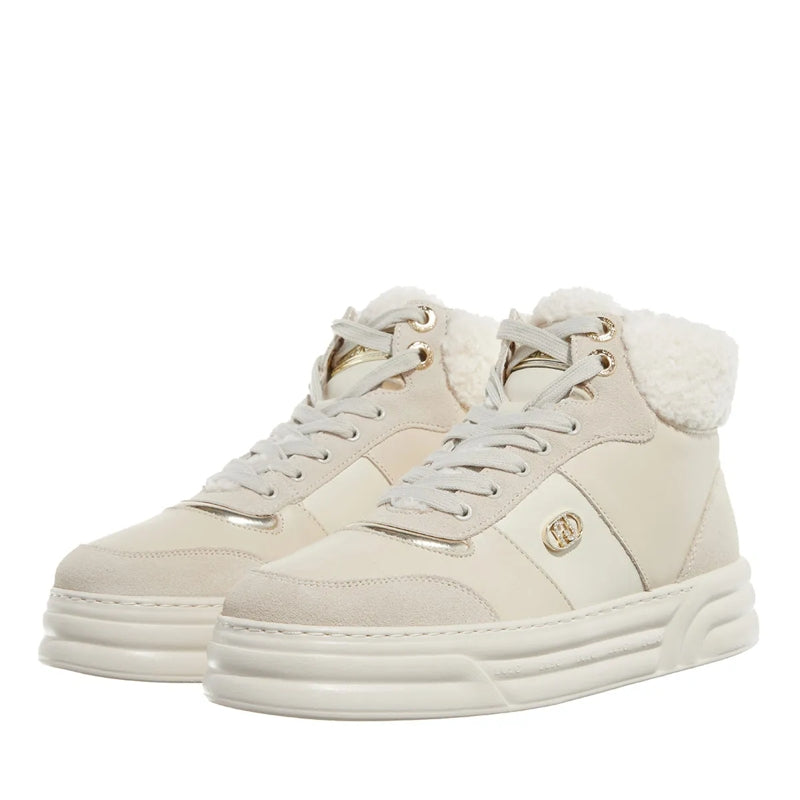 Cleo 22 - Mid Sneaker Calf Leather/Cow Sue Ivory