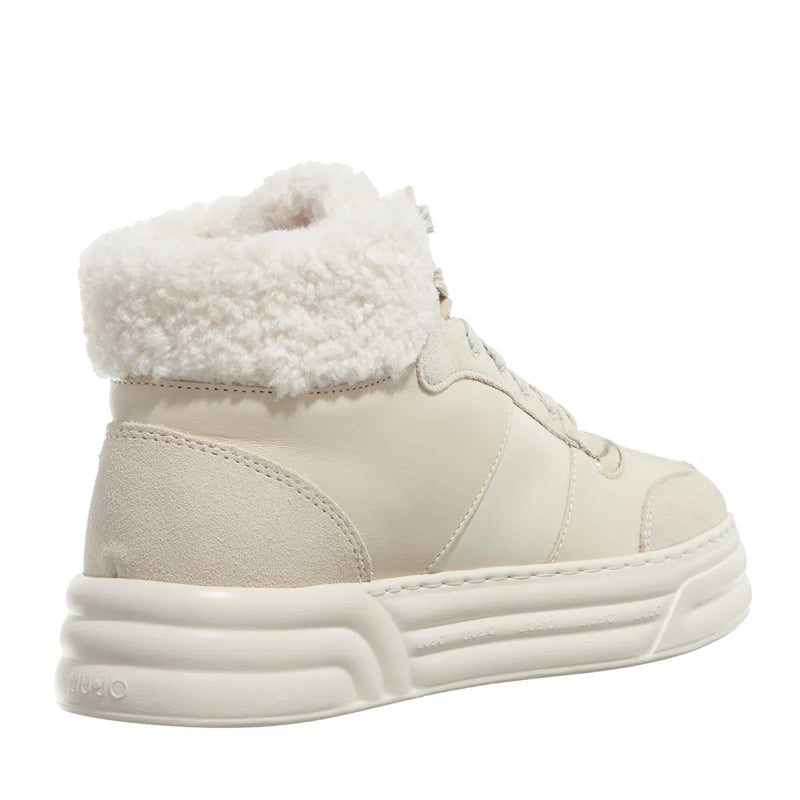 Cleo 22 - Mid Sneaker Calf Leather/Cow Sue Ivory