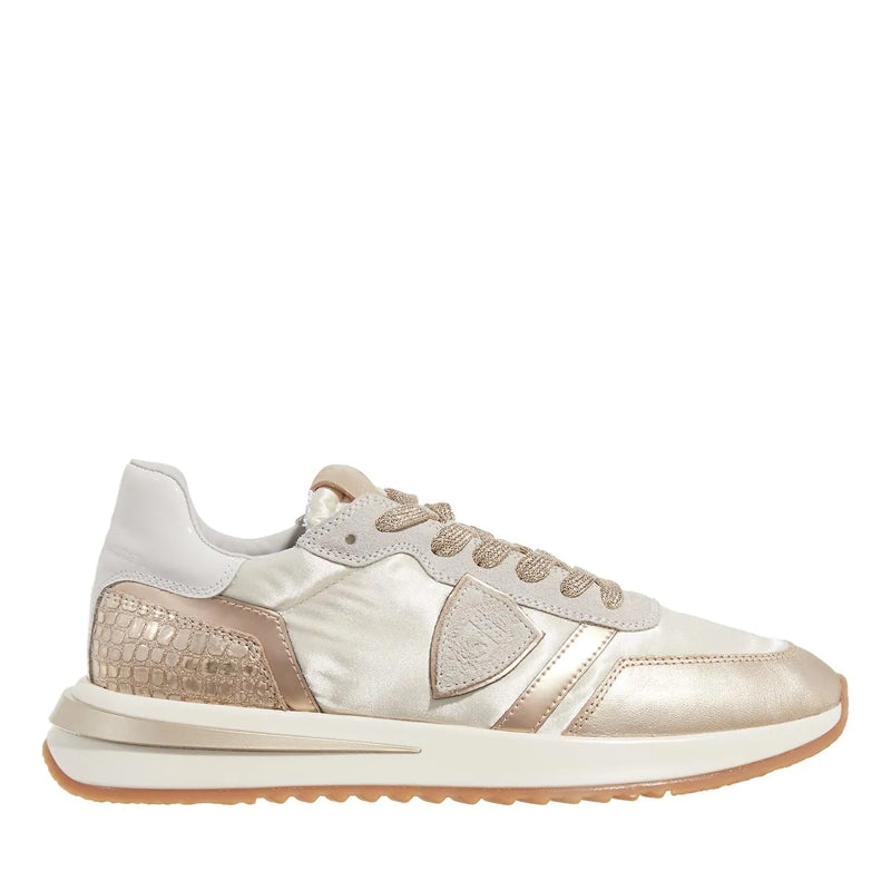Tropez 2.1 Low Woman Metal Animalier Or