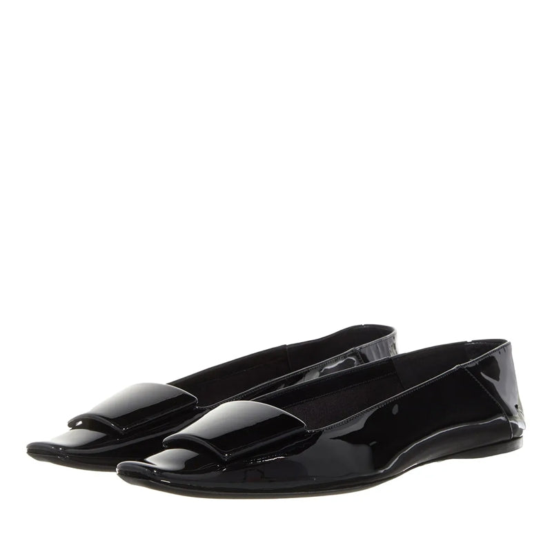 Poppy Ballerinas Black