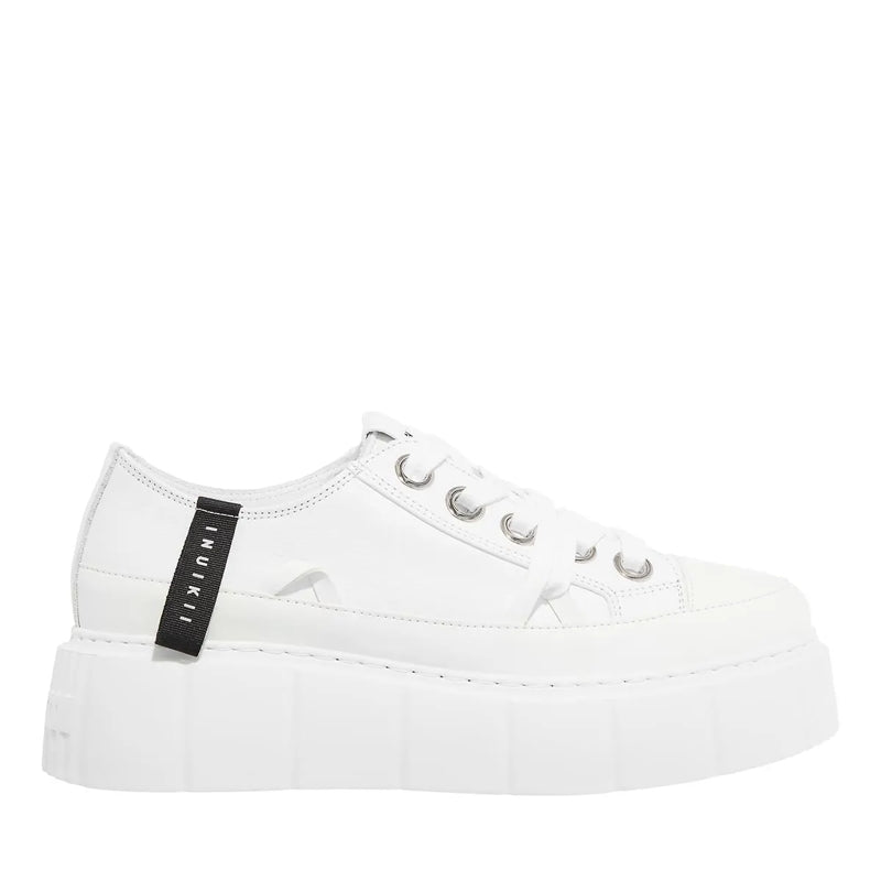 LEATHER MATILDA LOW White