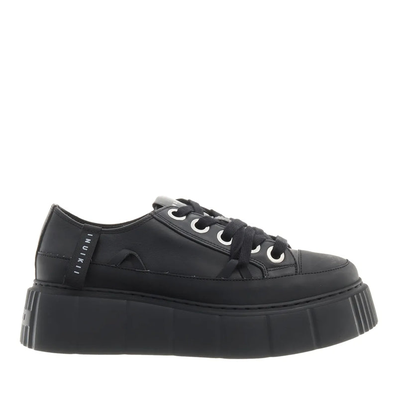 LEATHER MATILDA LOW Black