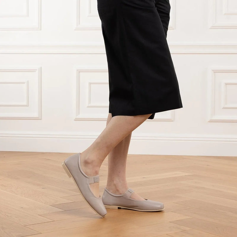 Ballerina Nappa Beige
