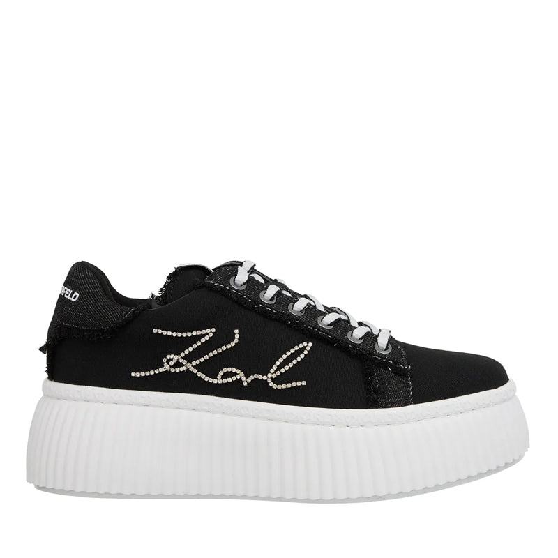Kreeper Lo Signia Mix Lo Lace Black Denim W/Silver