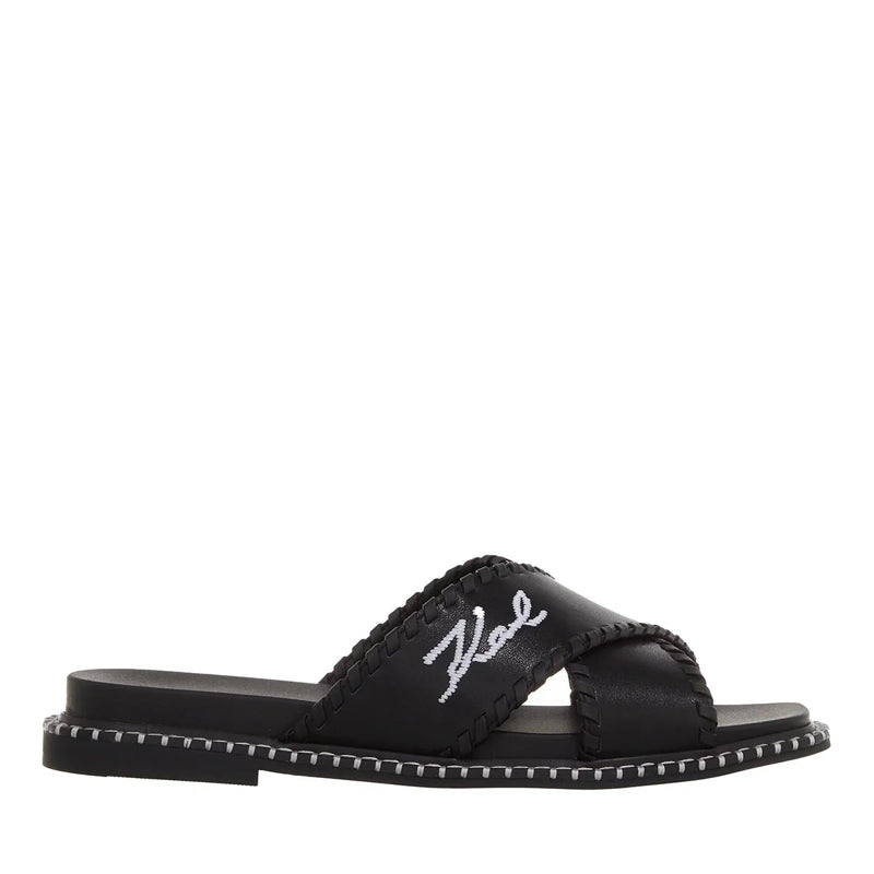 Kleo Whipstitch Krosstrap Black Lthr