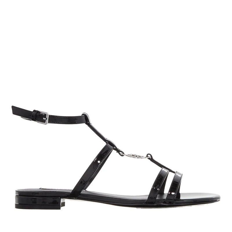 Alisso Signia Link Ankle Strap Black Lthr
