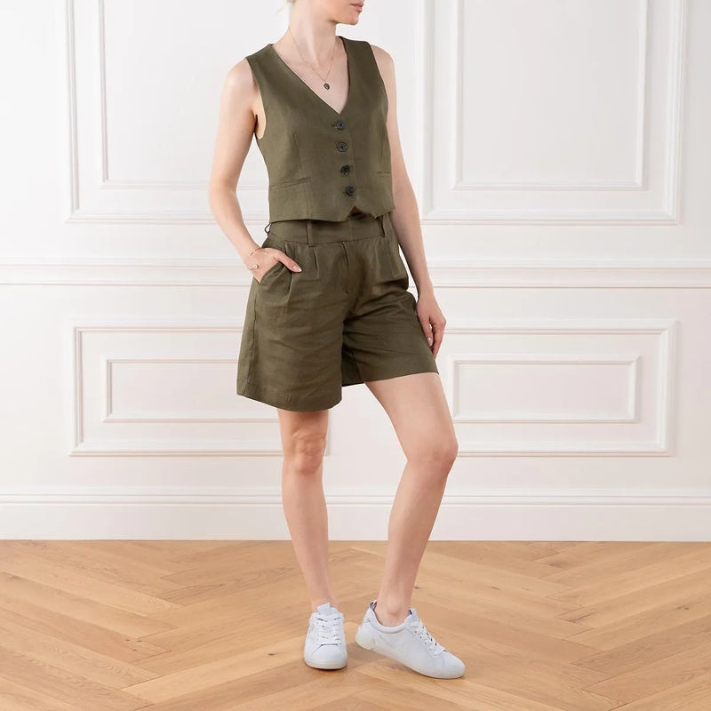 K As In Kate Suede Court Sneaker Taro Milk