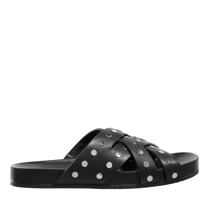 Irene Flat Sandal Black