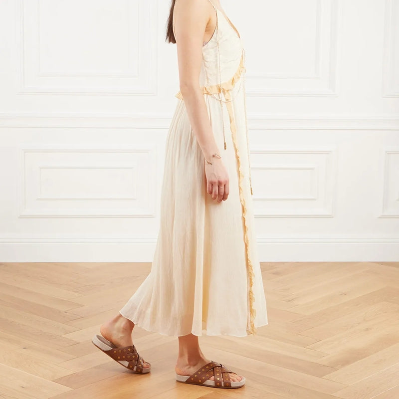 Irene Flat Sandal Luggage