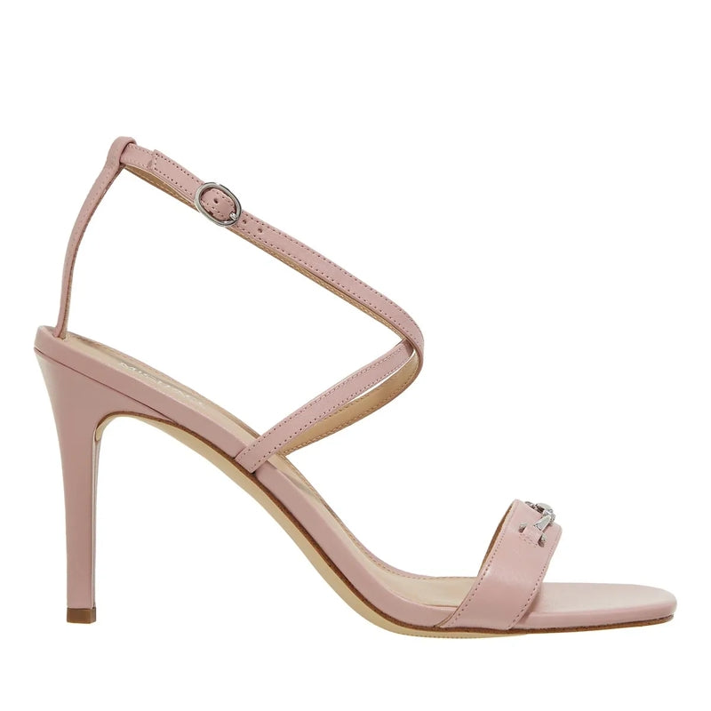 Lena Heeled Sandal Smokey Rose