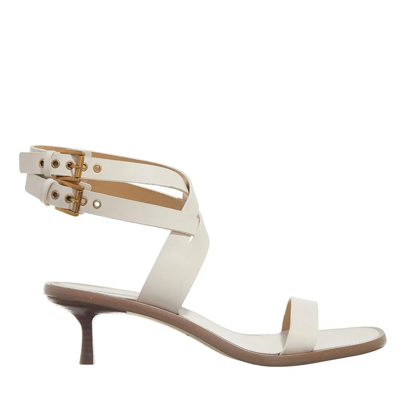 Irene Kitten Sandal Lt Cream