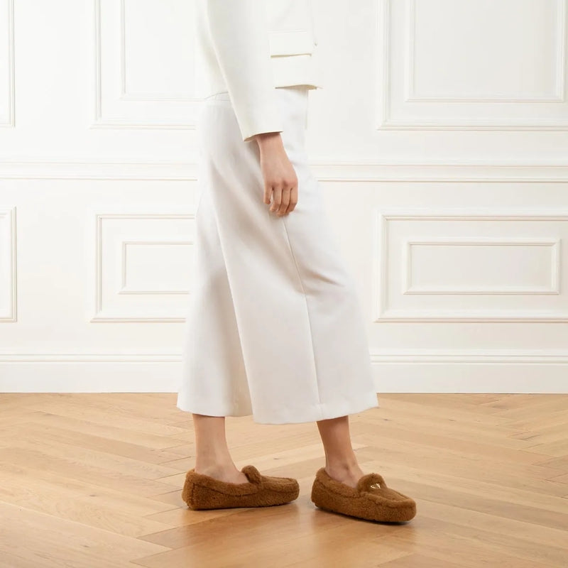 Loafer With Shearling Caramel