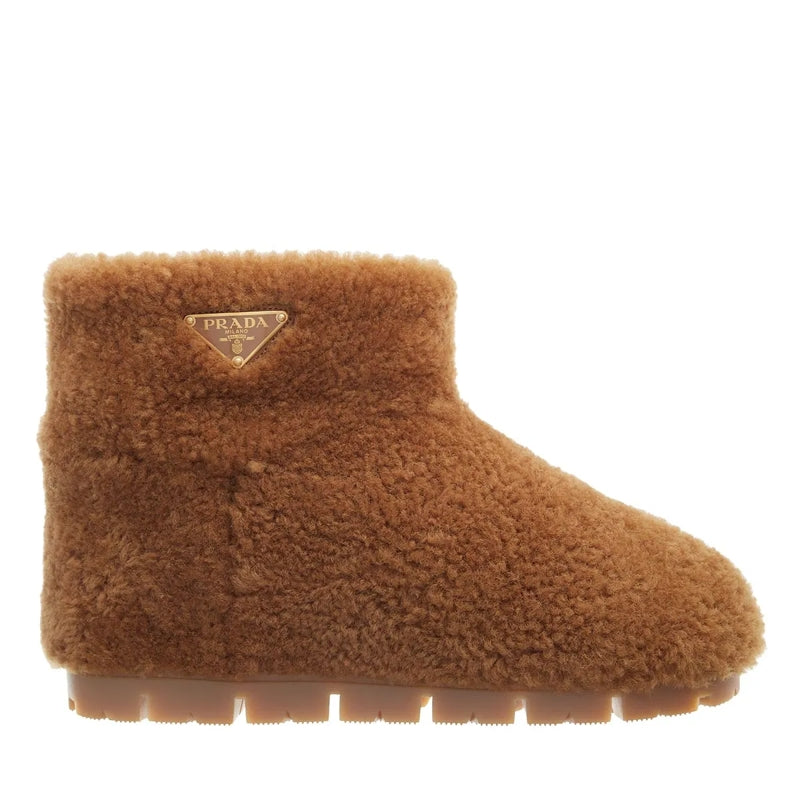 Boots with Shearling Caramel