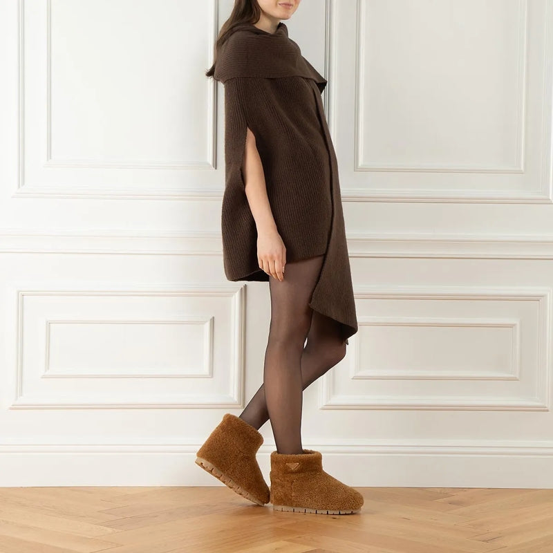 Boots with Shearling Caramel