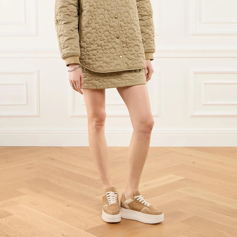 Bayou Platform Oak Suede