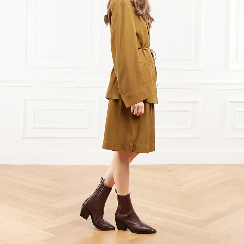Liv Loua Metal Bordo Leather