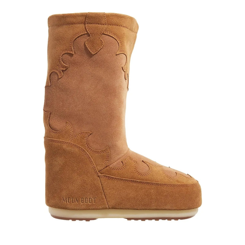 Mb Icon Suede Embroidery Cognac