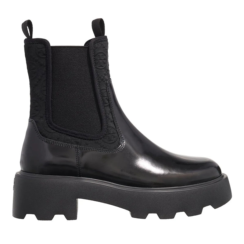 T Monogram Lug Chelsea Boot 65Mm Perfect Black