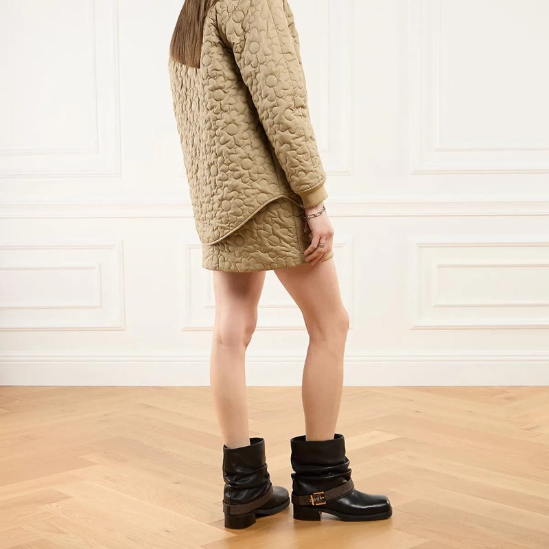 Colby Flat Bootie Brown/Blk