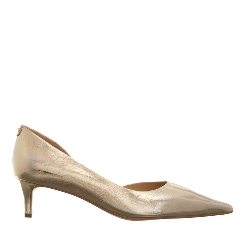 Elyse Kitten Pump Pale Gold