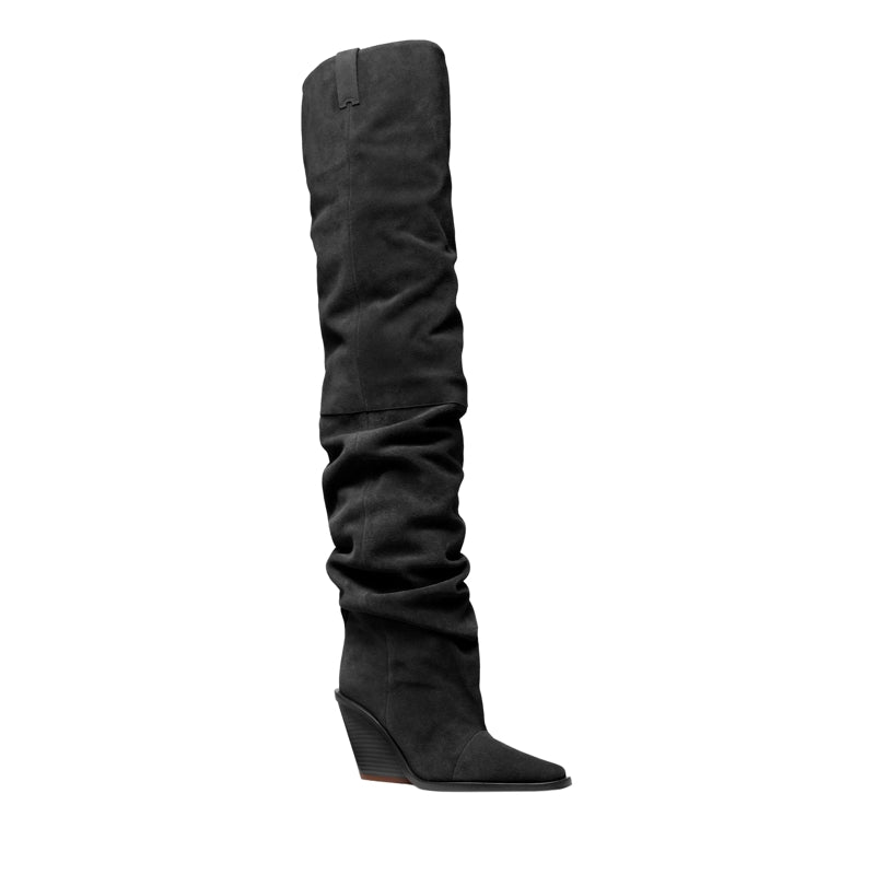 Noemie Otk Heeled Boot Black