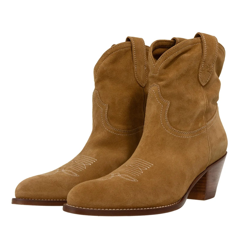 Pl Wst-Boots-Bootie Caramel