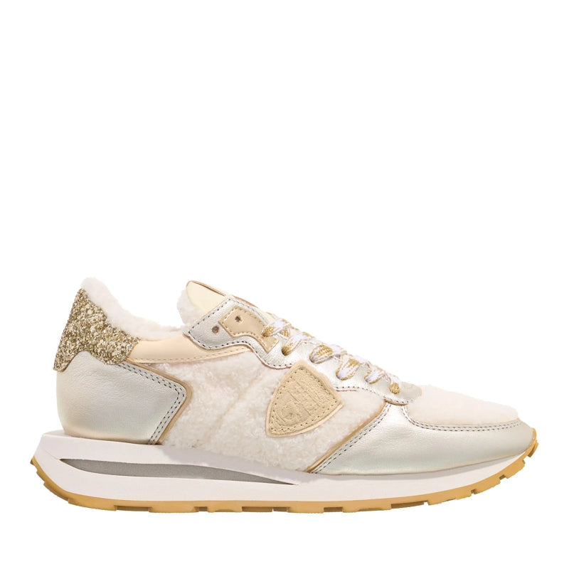 Tropez Haute Low Woman Baby Bear_Blanc Argent