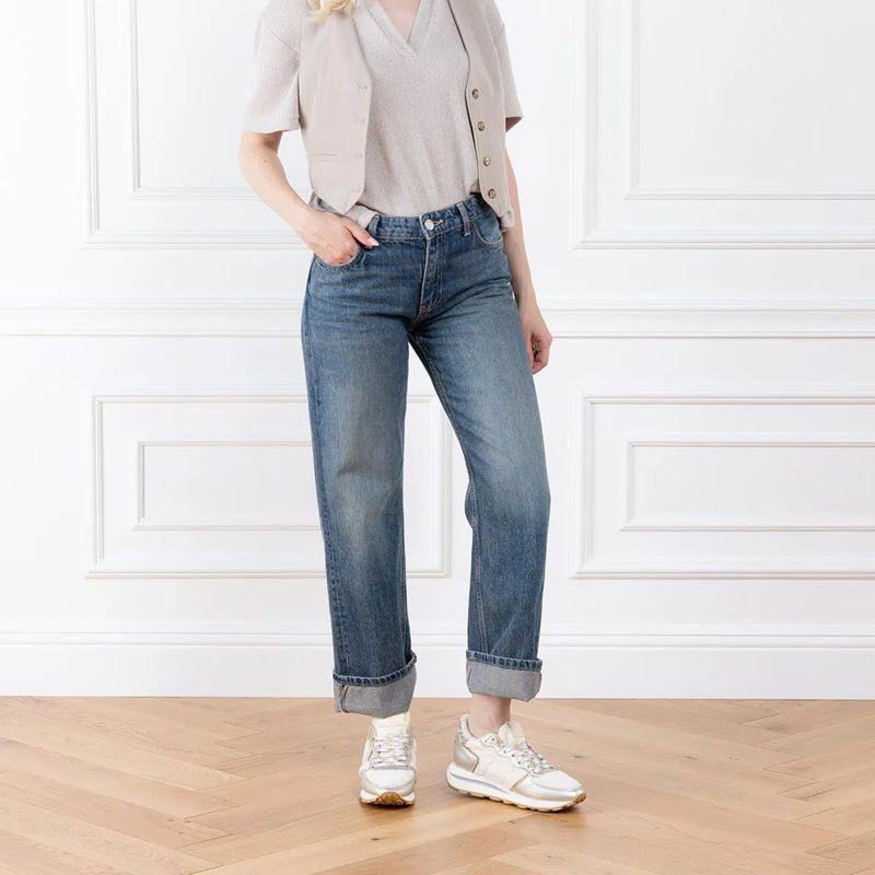 Tropez Haute Low Woman Baby Bear_Blanc Argent
