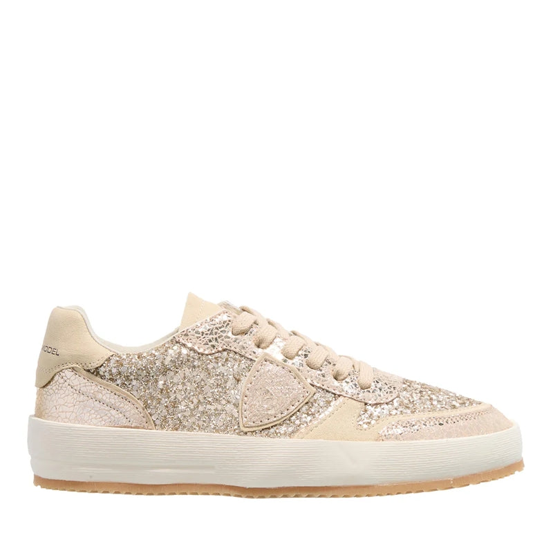 Nice Low Woman Metal Glitter_Platinum