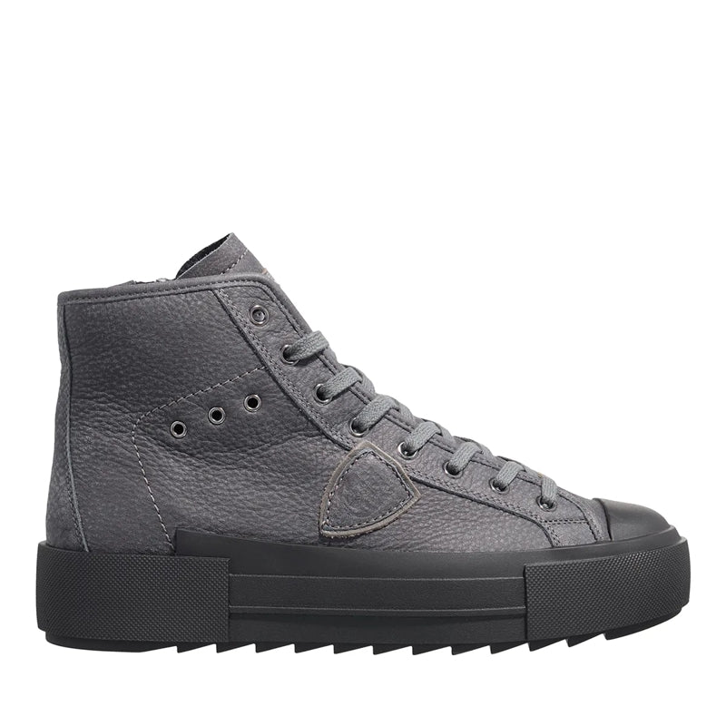Paris Haute Mid Woman Nubuck Givre' Fur_Anthracite