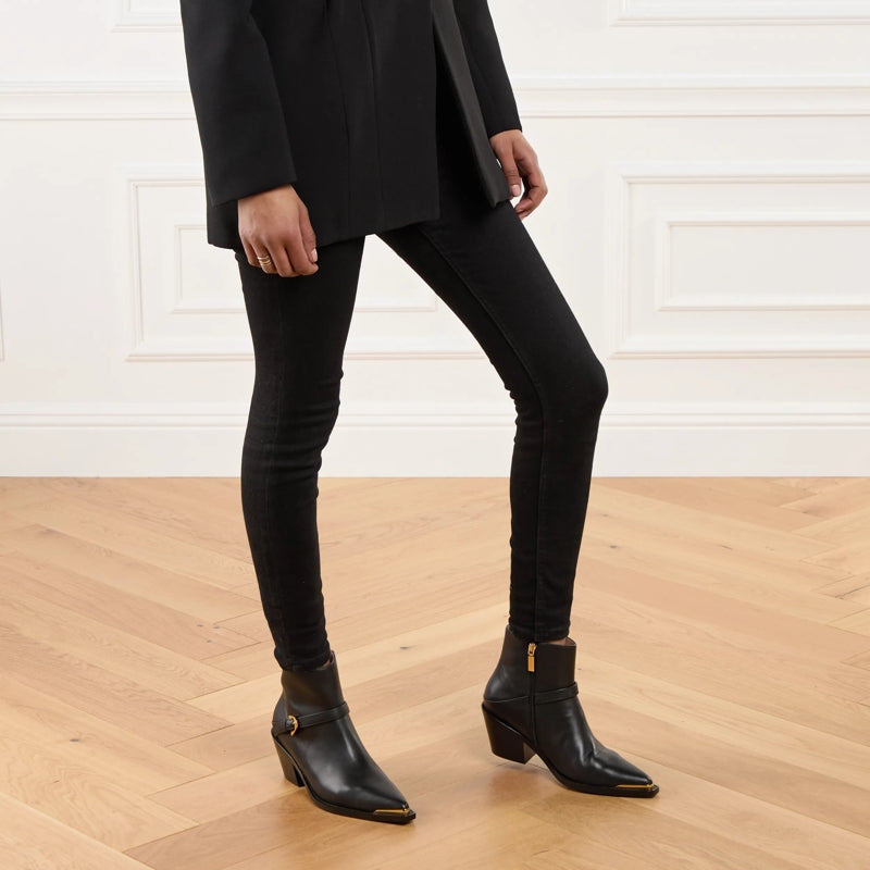 Coccinelleconnie Cow Hide Noir