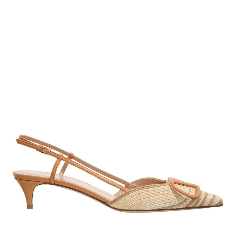 VLogo Sling Back Beige