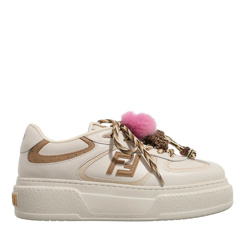 Match  White
                        Platform Sneakers