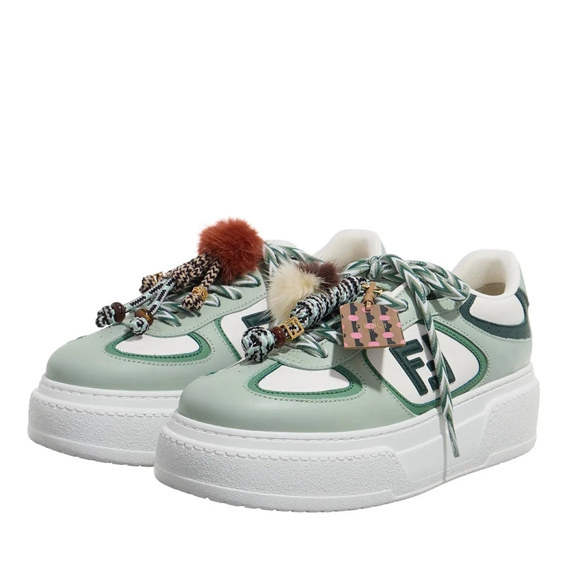 Match  Green
                        Platform Sneakers