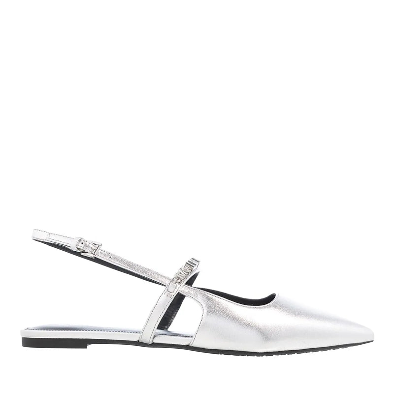 Dina Flex Sling Flat Silver