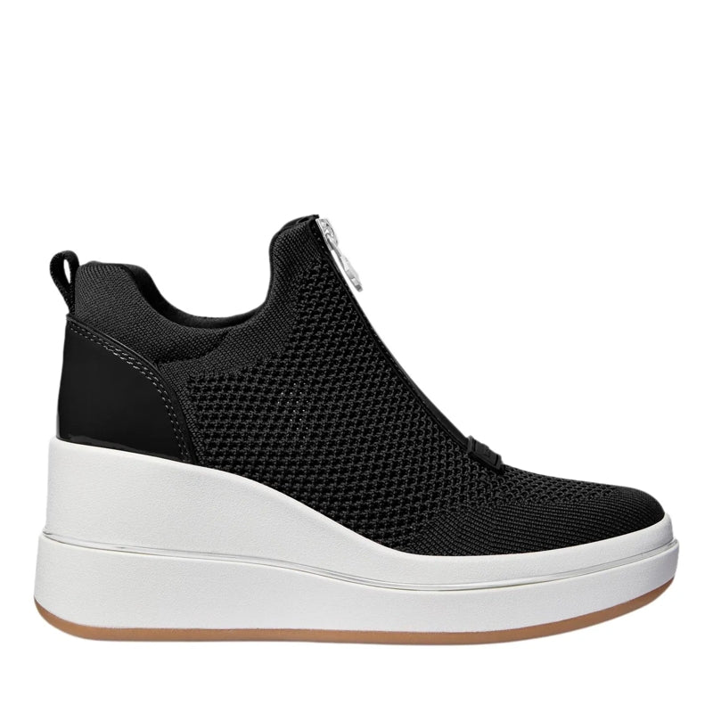 Emmy Wedge Zip Slip On Optic White