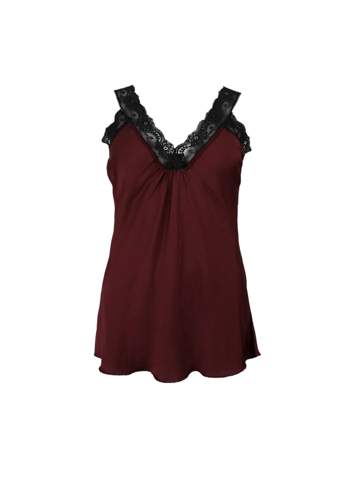 BCBea Lace Top - Plum