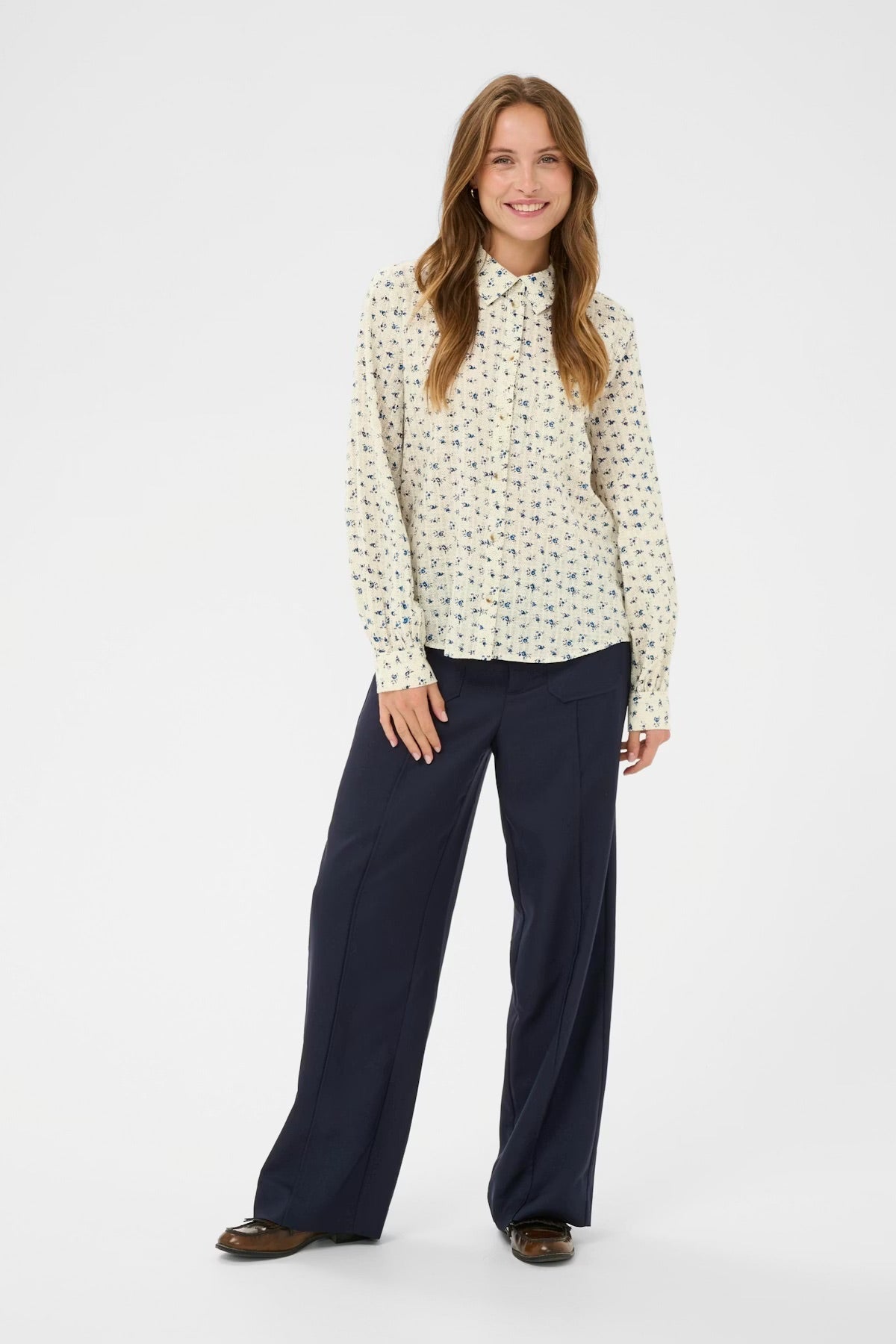 OmeliaSZ Shirt - Turtledove Mini Floral