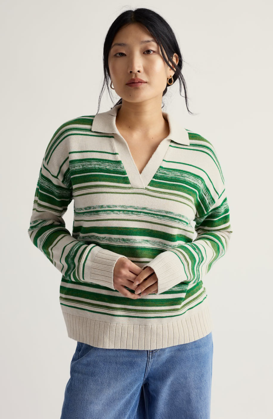 Bird Flight Jumper - Corula Chalk Bright Green