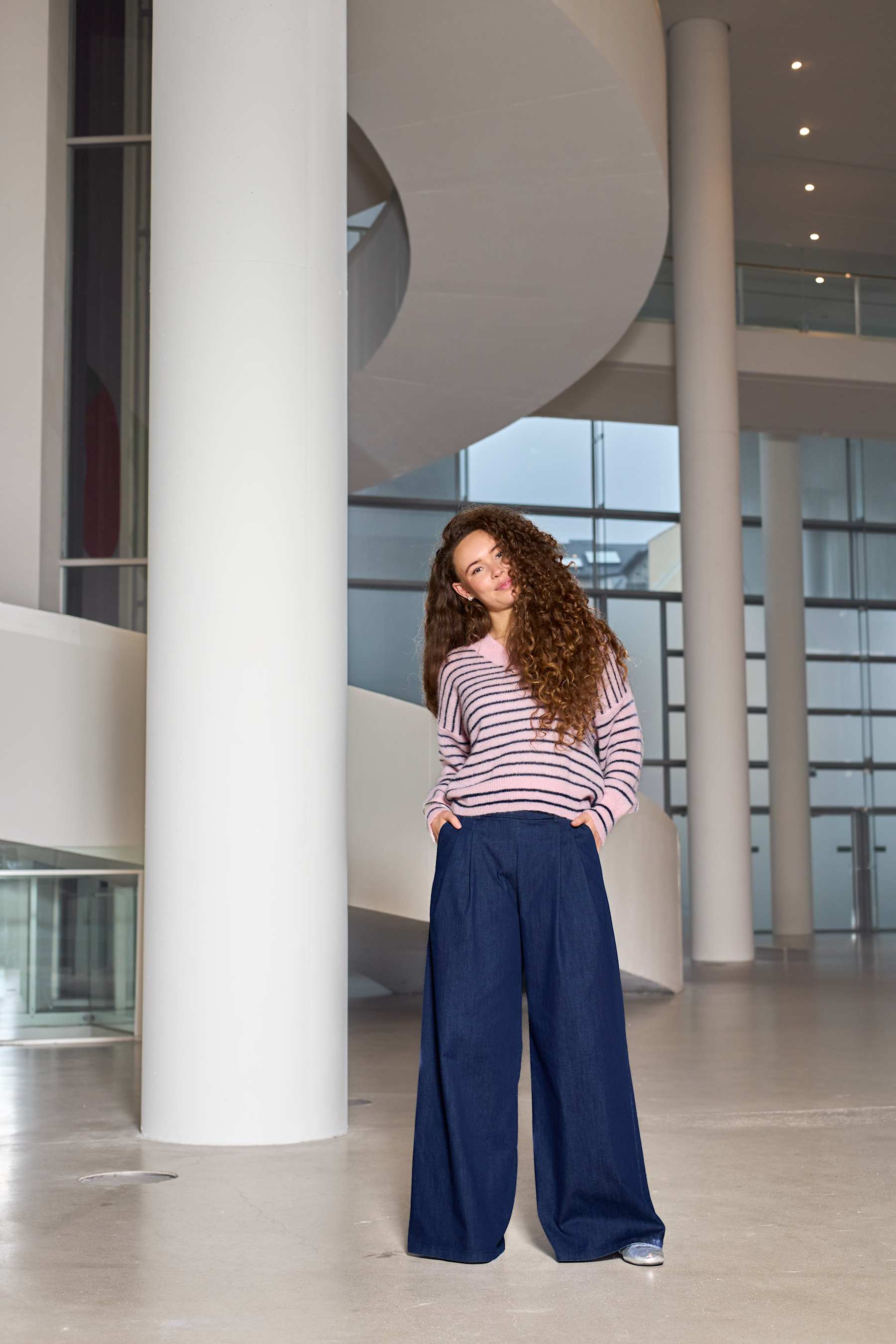 BcDenice Wide leg Trouser - Denim