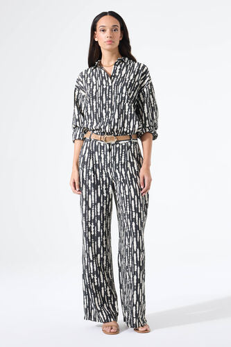 Garcia Printed Trousers - Black