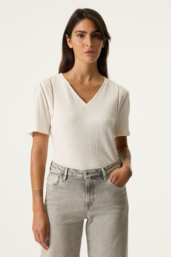 Garcia Off-White T-shirt - Ecru