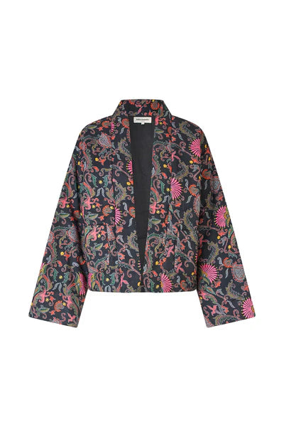BarbraLL Jacket-LS Flower Print