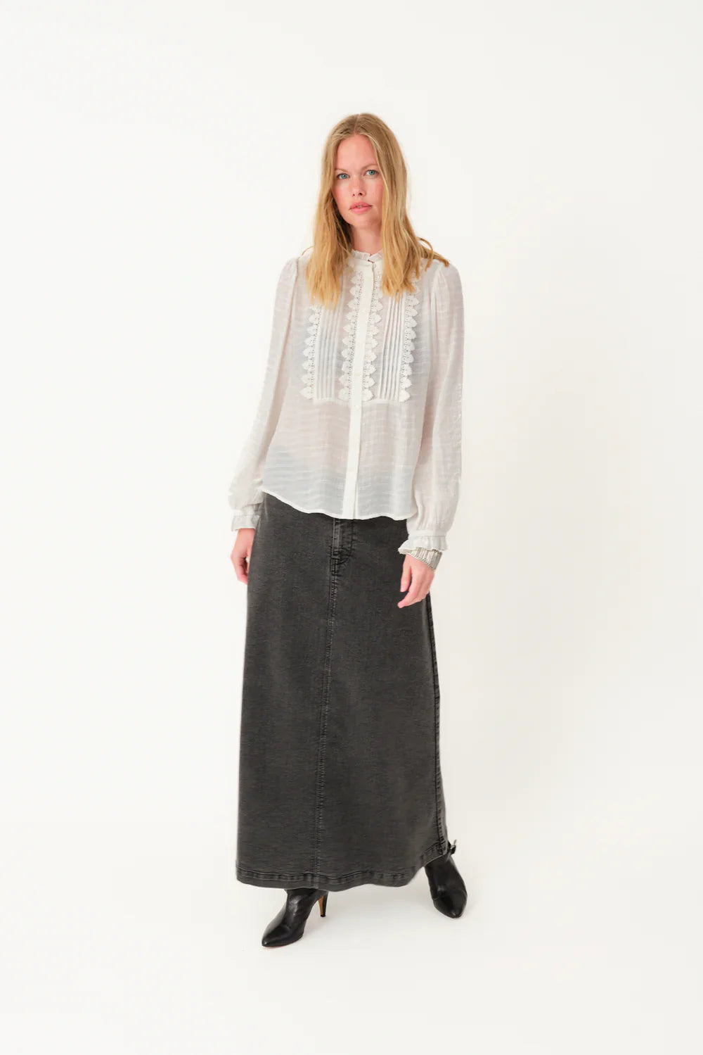 ArielLL Shirt LS - White