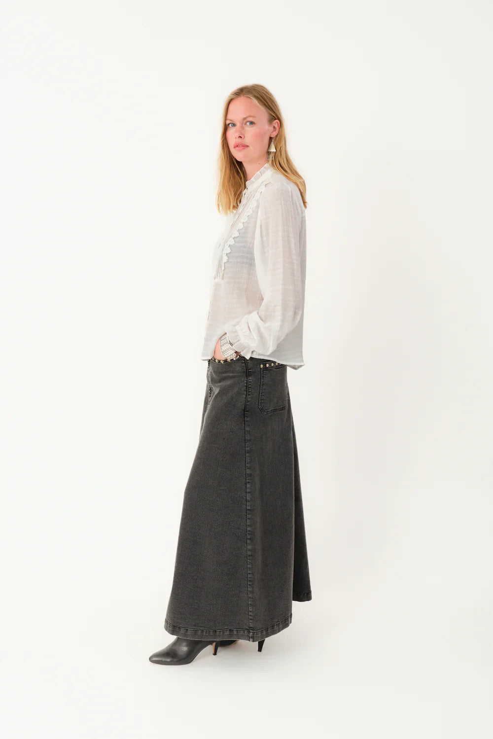 ArielLL Shirt LS - White