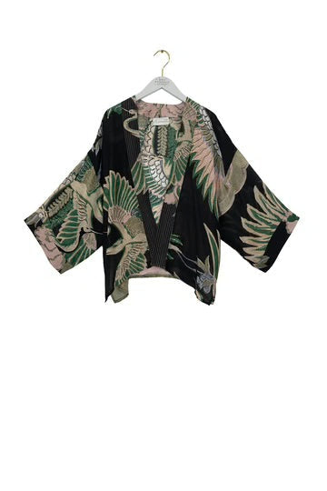 Crane Emerald Kimono- Navy