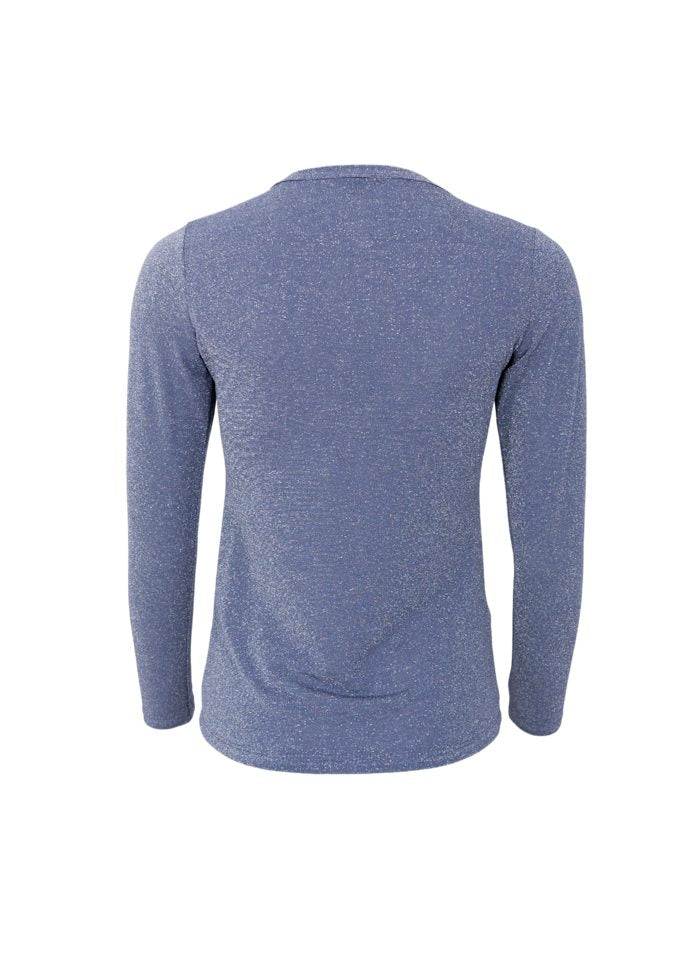 BCFaye L/S Lurex Top - Jeans