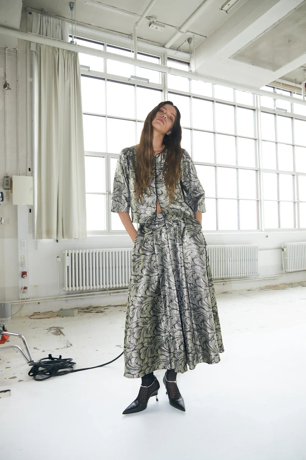 TrineLL Short Jacket - Silver